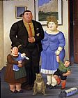 Une Famille by Fernando Botero